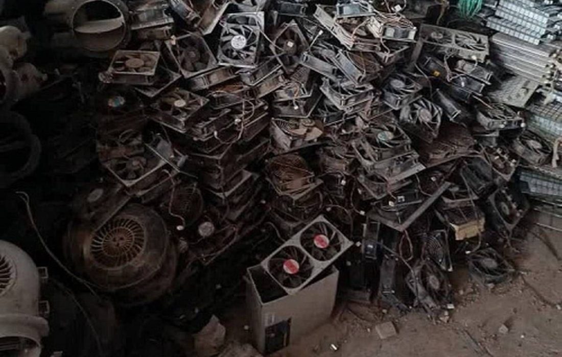 امحاء ۲۵۰ دستگاه غیرمجاز ماینر در تبریز