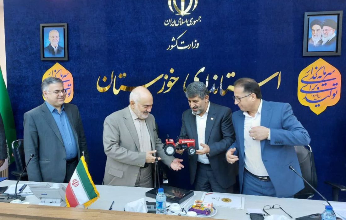همکاری تراکتورسازی و استانداری خوزستان برای ارتقا کشاورزی