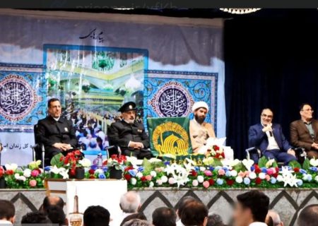 پرچم متبرک ضریح امام رضا(ع) در زندان تبریز