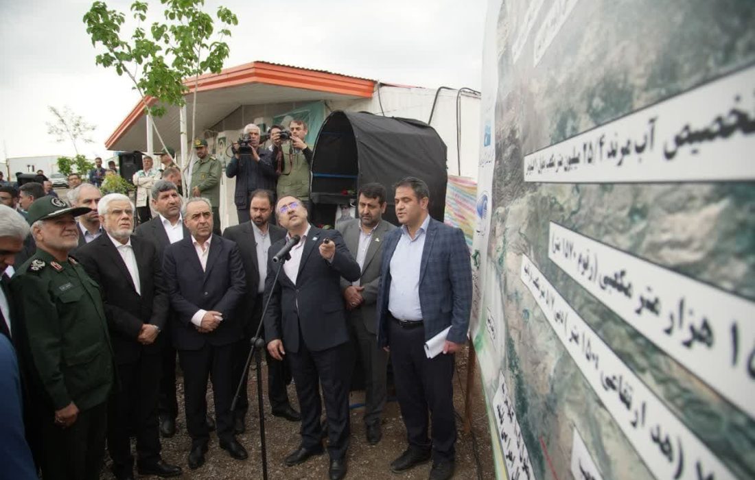بازدید معاون اول رئیس جمهور از عملیات اجرایی طرح انتقال آب ارس به تبریز
