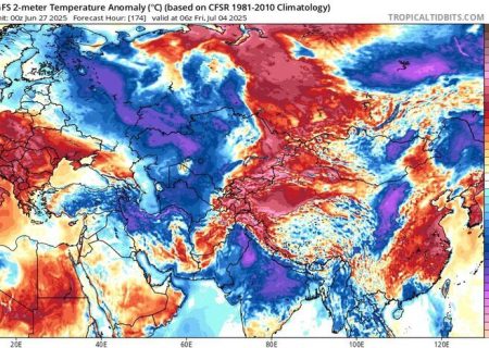 بارش باران در ۱۳ استان قطعی است