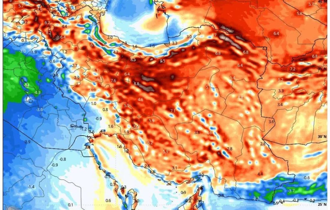 هشدارهای هواشناسی برای چندین استان کشور!