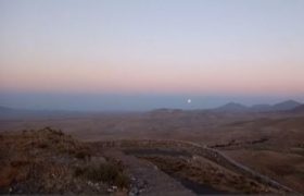 لحظات ابتدایی طولانی‌ترین ماه‌گرفتگی بر فراز تبریز