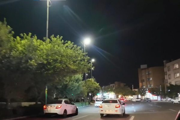 روشنایی پایدار مسیر ۴کیلومتری چایکنار تبریز با ۱۲۰ چراغ LED فوق کم مصرف