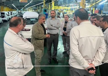 بازدید مدیرعامل پارس‌خودرو از خطوط تکمیل‌کاری محصولات/ تحویل هزار دستگاه خودرو در روزهای آتی