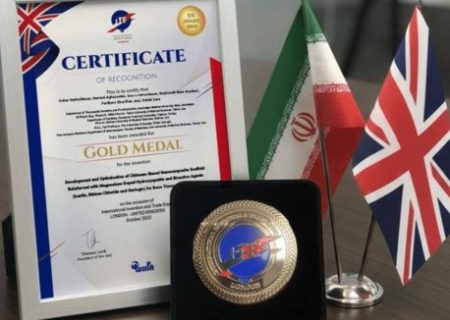 مدال طلای جهانی برای داربست پیشرفته استخوان در دانشگاه کینگستون لندن