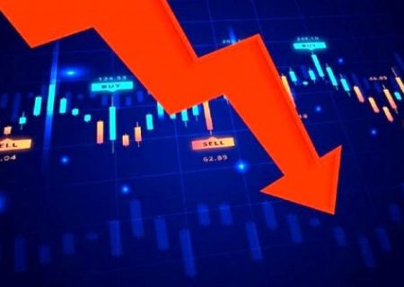 ریزش سنگین شاخص کل بورس در آغاز هفته