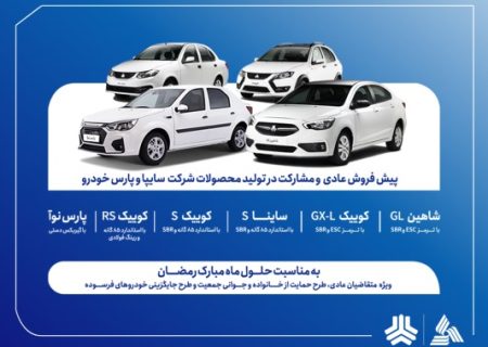 آغاز پیش‌فروش عادی و مشارکت در تولید محصولات سایپا و پارس‌خودرو