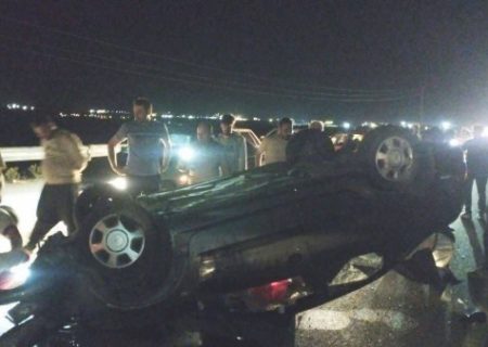 ۸ نفر در تصادف زنجیره‌ای در شهرستان شبستر مصدوم شدند